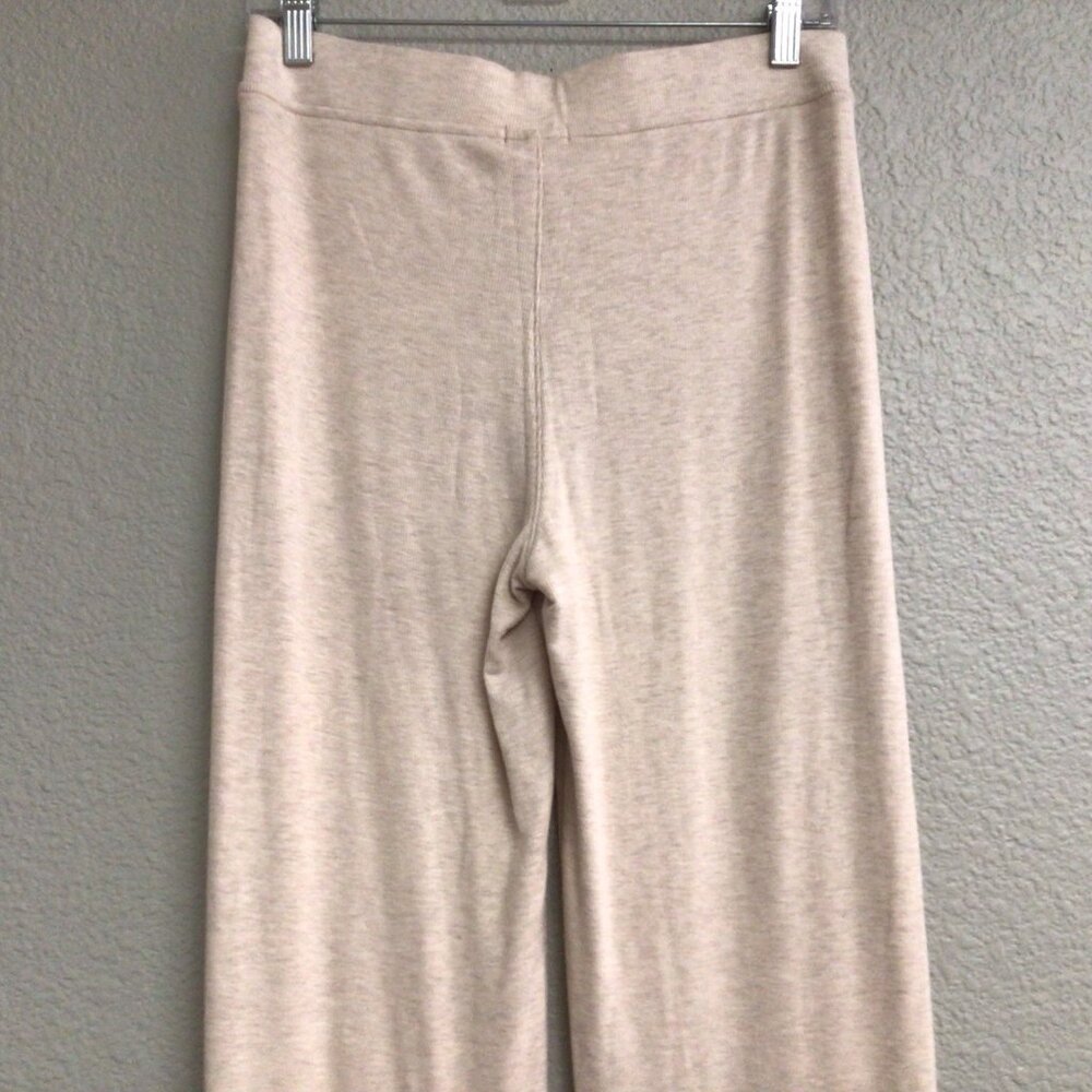 ATM Anthony Thomas Melillo Ribbed Beige Pants Knit Women's Medium NWT $205 - Picture 4 of 13